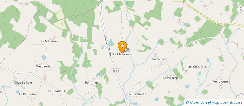 localisation de l'entreprise ANIMAUTE à SAULGOND
