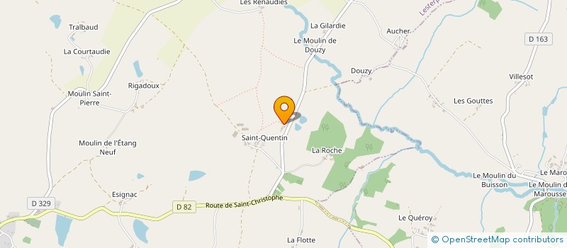 localisation de l'entreprise ANIMAUTE FRANCE à SAULGOND