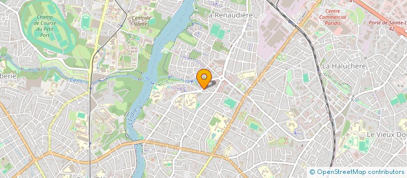 localisation de l'entreprise ANIMAUX ET VOUS à NANTES
