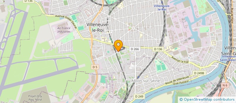 localisation de l'entreprise ANIMAUX MODE D'EMPLOI  VILLENEUVE-LE-ROI