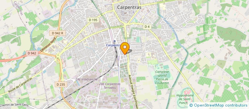 localisation de l'entreprise ANIMAUX PASSION à CARPENTRAS