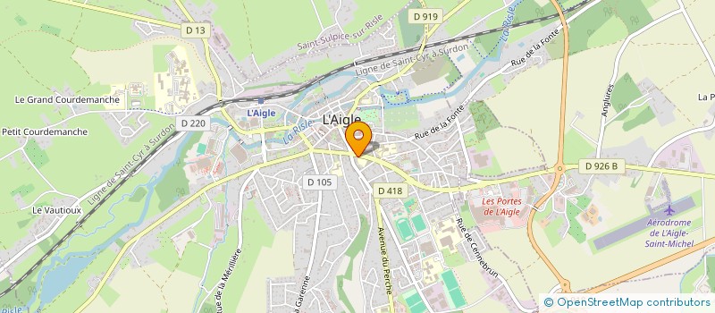 localisation de l'entreprise ANIMAUX SERVICES ALIMENTS à SAINT-SULPICE-SUR-RISLE