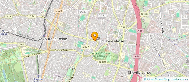 localisation de l'entreprise ANIMAVEG CONSERVATION  L'HAY-LES-ROSES