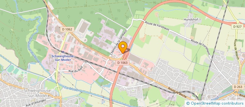 localisation de l'entreprise ANIMAX  HAGUENAU