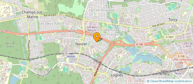 localisation de l'entreprise ANIMAXIONS  NOISIEL