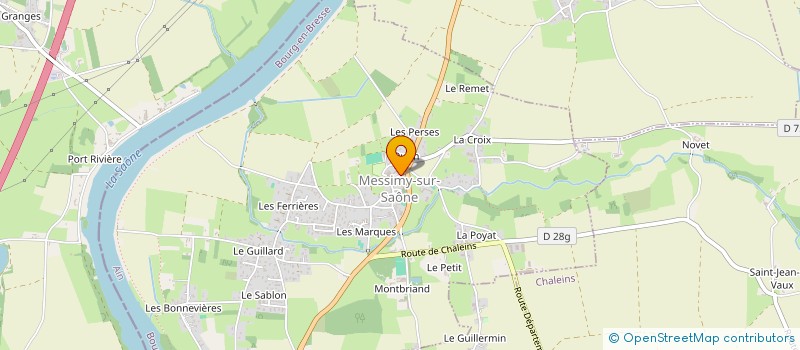 localisation de l'entreprise ANIME TON VILLAGE MESSIMY SUR SAONE  MESSIMY-SUR-SAONE