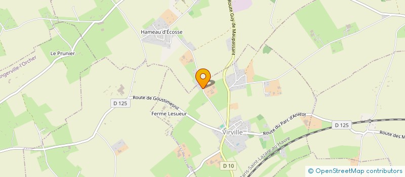 localisation de l'entreprise ANIMELO'SCRAP  VIRVILLE