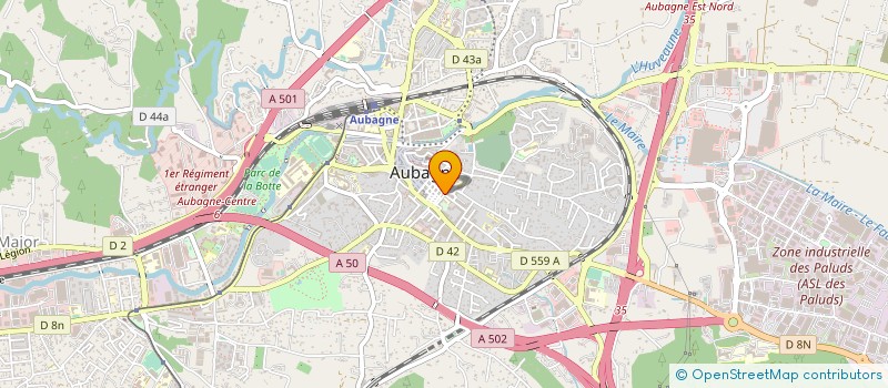 localisation de l'entreprise ANIMEO à AUBAGNE