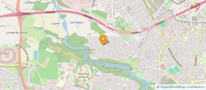 localisation de l'entreprise ANIMESSENCE MEDIATION PAR L'ANIMAL  AVRILLE