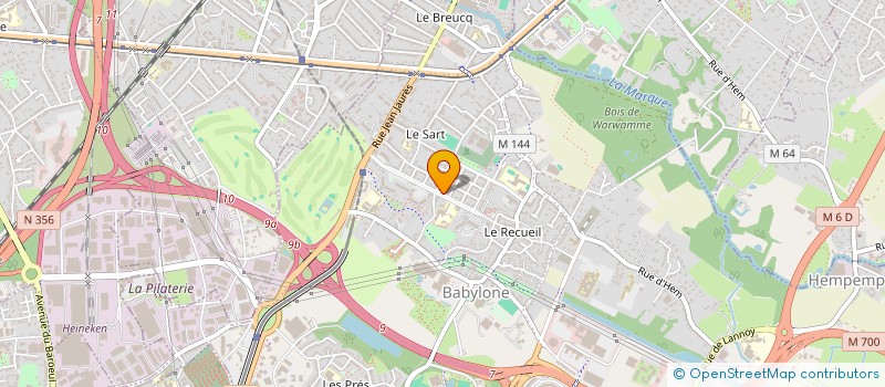 localisation de l'entreprise ANIMFIT à VILLENEUVE-D'ASCQ