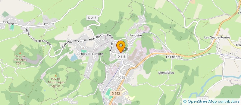 localisation de l'entreprise ANIMILO PRO à YDES