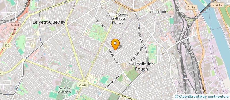 localisation de l'entreprise ANIMLUDIK76  SOTTEVILLE-LES-ROUEN