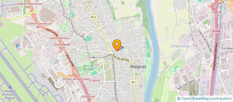 localisation de l'entreprise ANIMO 31  BLAGNAC