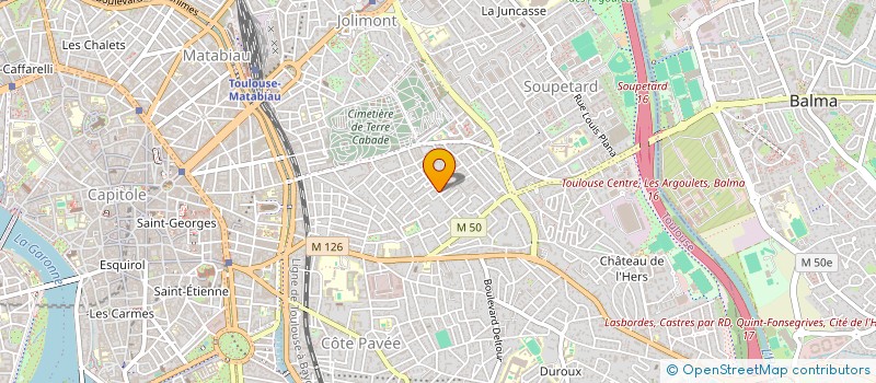 localisation de l'entreprise ANIMO à TOULOUSE