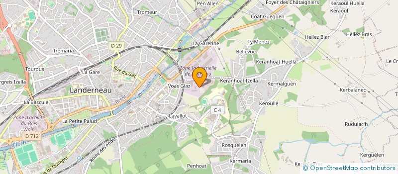 localisation de l'entreprise ANIMO BZH à NIORT