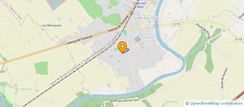 localisation de l'entreprise ANIMO'LIENS à LISLE-SUR-TARN