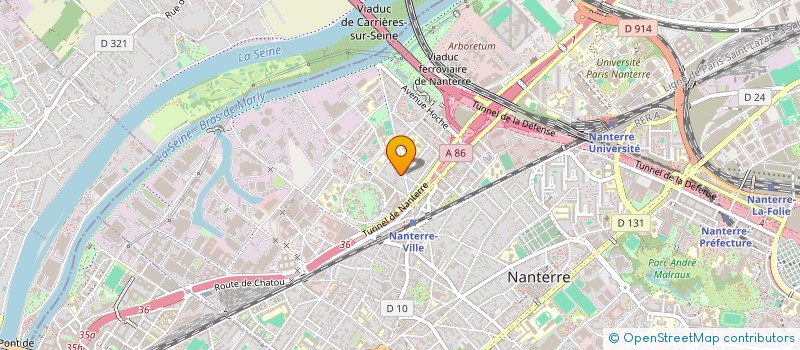 localisation de l'entreprise ANIMOGRAPHE à NANTERRE