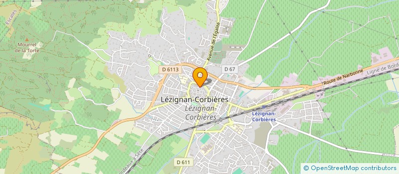 localisation de l'entreprise ANIMOLINE à LEZIGNAN-CORBIERES