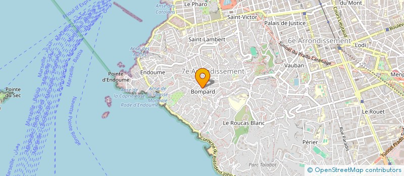localisation de l'entreprise ANIMOS à MARSEILLE