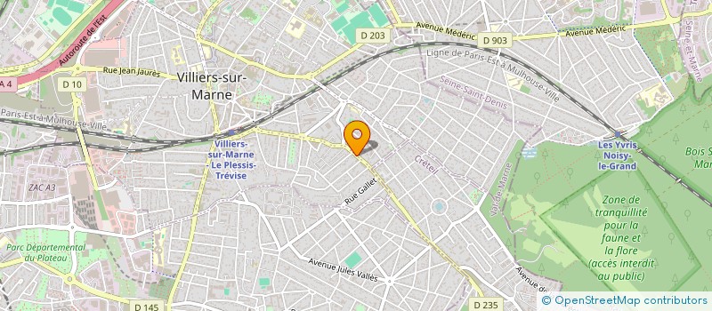 localisation de l'entreprise ANIMRI à VILLIERS-SUR-MARNE