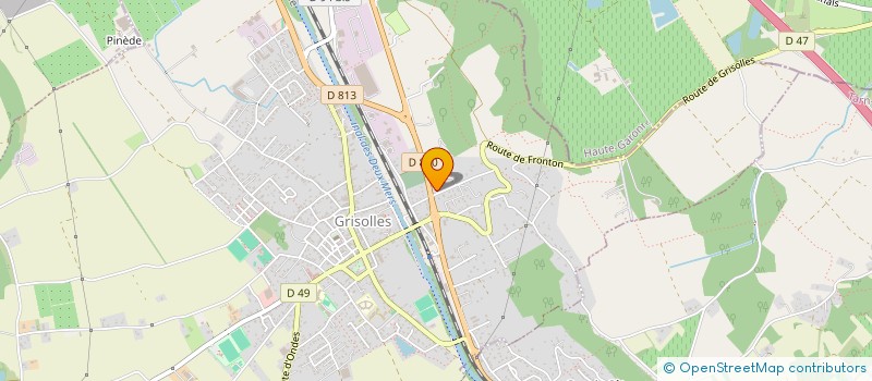 localisation de l'entreprise ANIMTLM  GRISOLLES