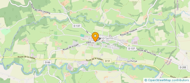 localisation de l'entreprise ANIMUS ARTE  LE GRAND-SERRE