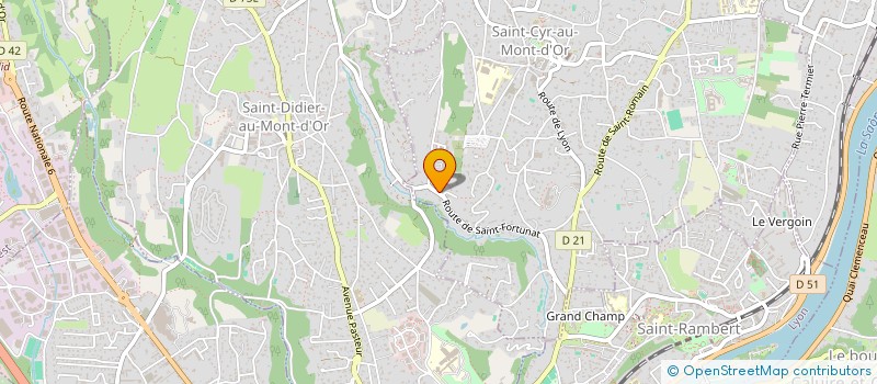 localisation de l'entreprise ANINANNY  SAINT-CYR-AU-MONT-D'OR