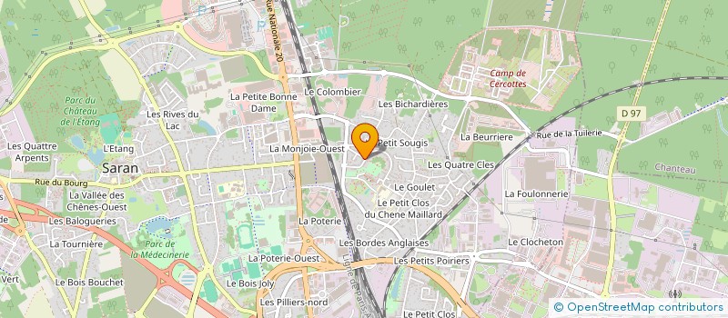 localisation de l'entreprise ANINEL à SARAN