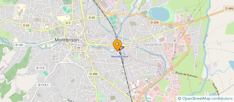 localisation de l'entreprise ANIPSO  MONTBRISON