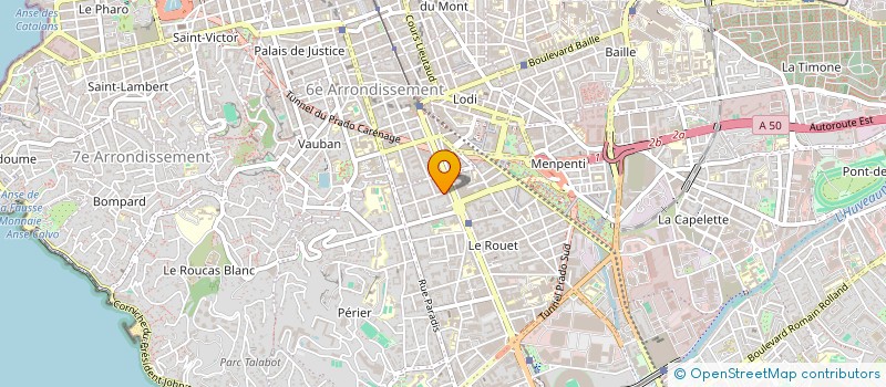 localisation de l'entreprise ANIRA à MARSEILLE