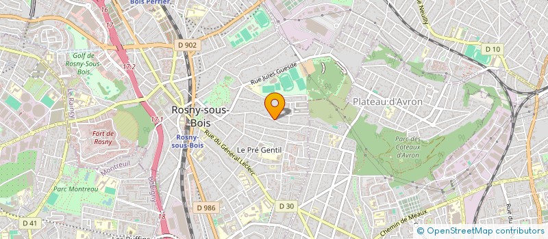 localisation de l'entreprise ANIRENE à ROSNY-SOUS-BOIS
