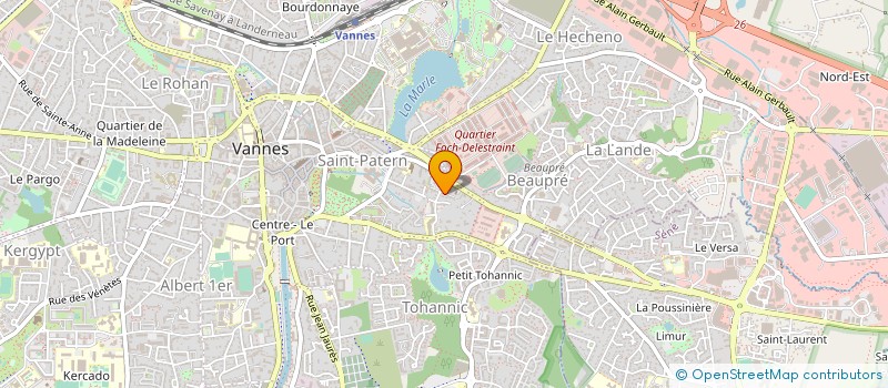localisation de l'entreprise ANIRI FINANCES à VANNES