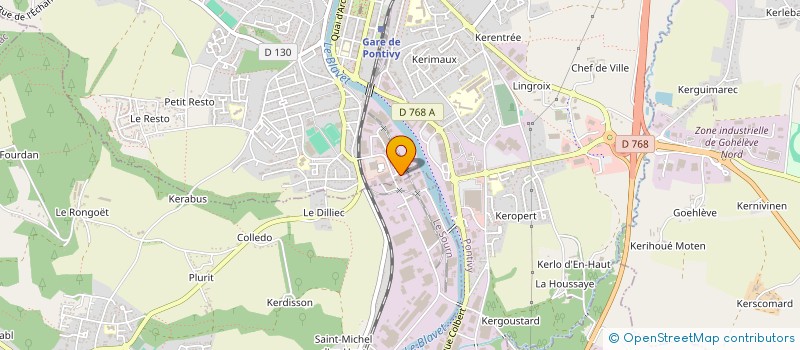 localisation de l'entreprise ANIRI FRANCE à PONTIVY