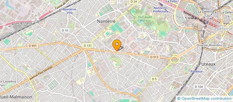 localisation de l'entreprise ANIRJAD COMPANY  NANTERRE