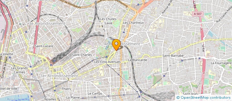 localisation de l'entreprise ANIROM MULTIMEDIA à MARSEILLE