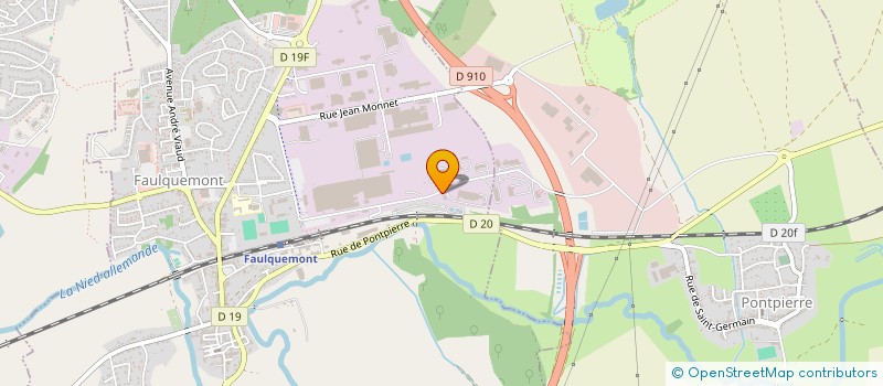 localisation de l'entreprise ANIRYS  FAULQUEMONT