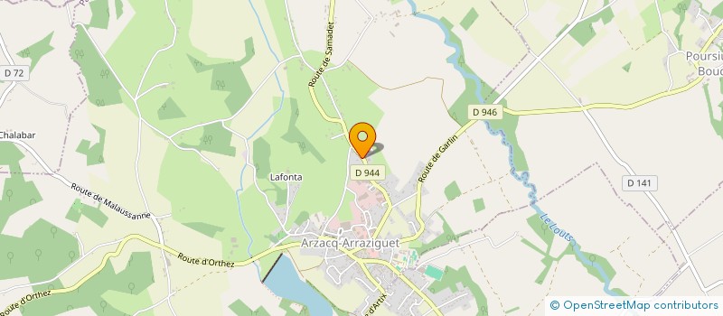 localisation de l'entreprise ANISE  ARZACQ-ARRAZIGUET