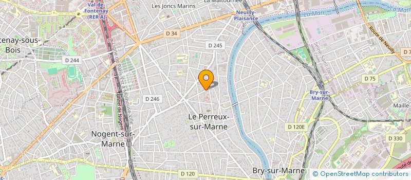 localisation de l'entreprise ANISELA  LE PERREUX-SUR-MARNE