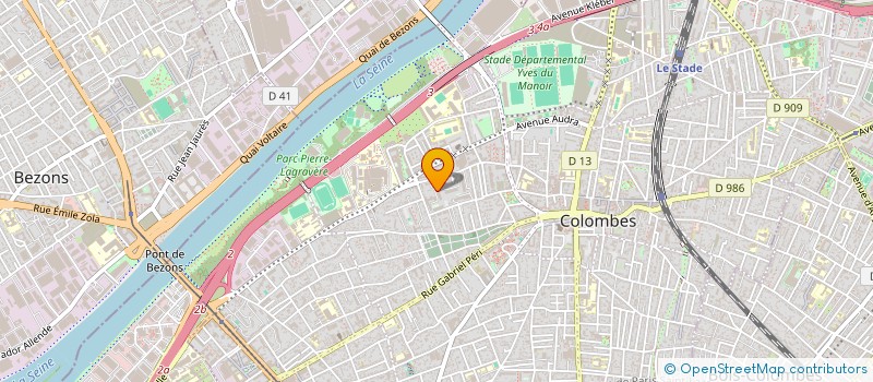 localisation de l'entreprise ANISELEC à COLOMBES