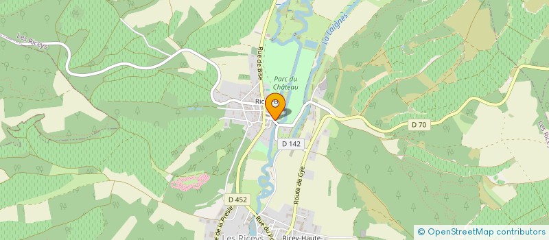 localisation de l'entreprise ANISET à LES RICEYS