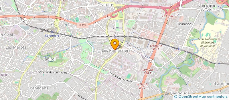 localisation de l'entreprise ANISETTE ET KEMIA  COLOMIERS