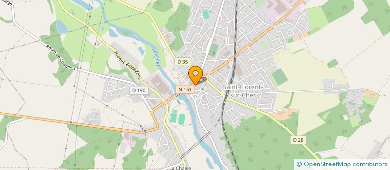 localisation de l'entreprise ANISOFT à SAINT-FLORENT-SUR-CHER