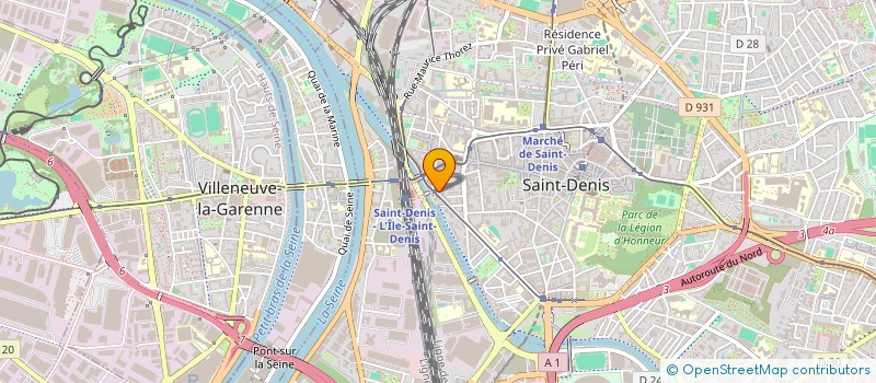 localisation de l'entreprise ANISS à SAINT-DENIS