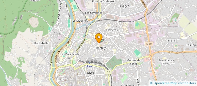 localisation de l'entreprise ANISS FORMATION  ALES