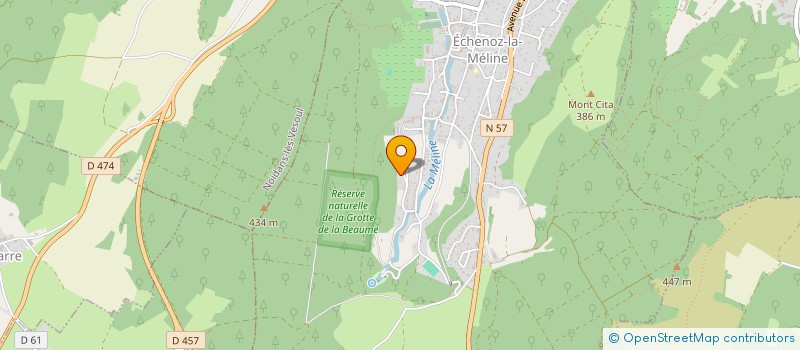 localisation de l'entreprise ANISS INVESTISSEMENT  ECHENOZ-LA-MELINE