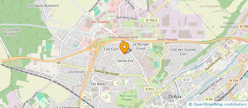 localisation de l'entreprise ANISS MOTORS à DREUX