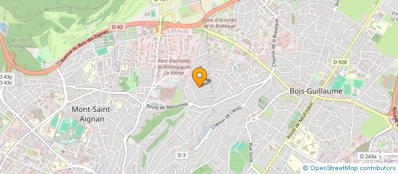 localisation de l'entreprise ANISSA INVEST  MONT-SAINT-AIGNAN