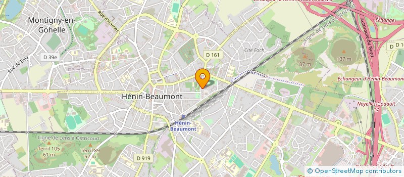localisation de l'entreprise ANISSOU à HENIN-BEAUMONT