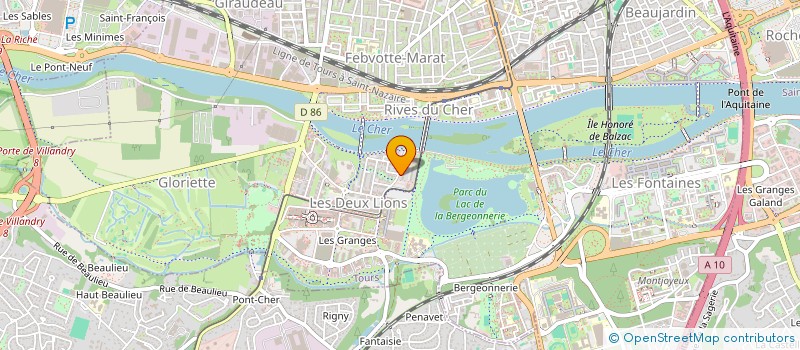localisation de l'entreprise ANISXA 37 à TOURS