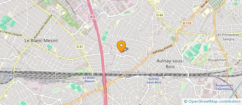 localisation de l'entreprise ANITA à AULNAY-SOUS-BOIS